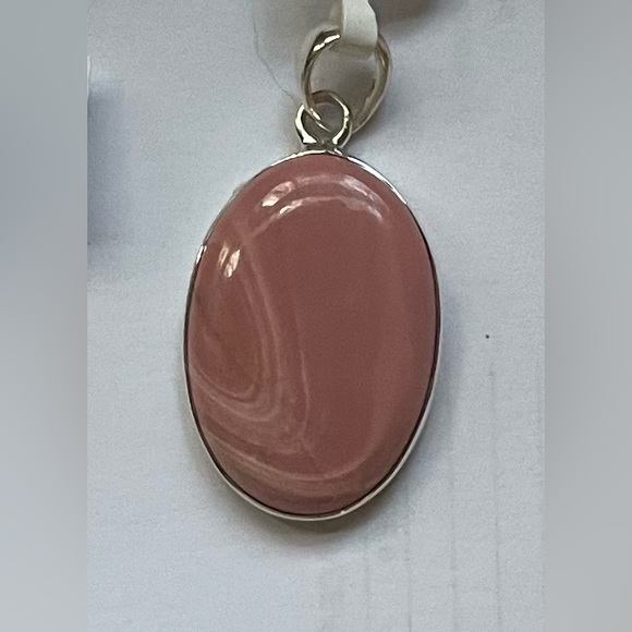 Pink opal pendant